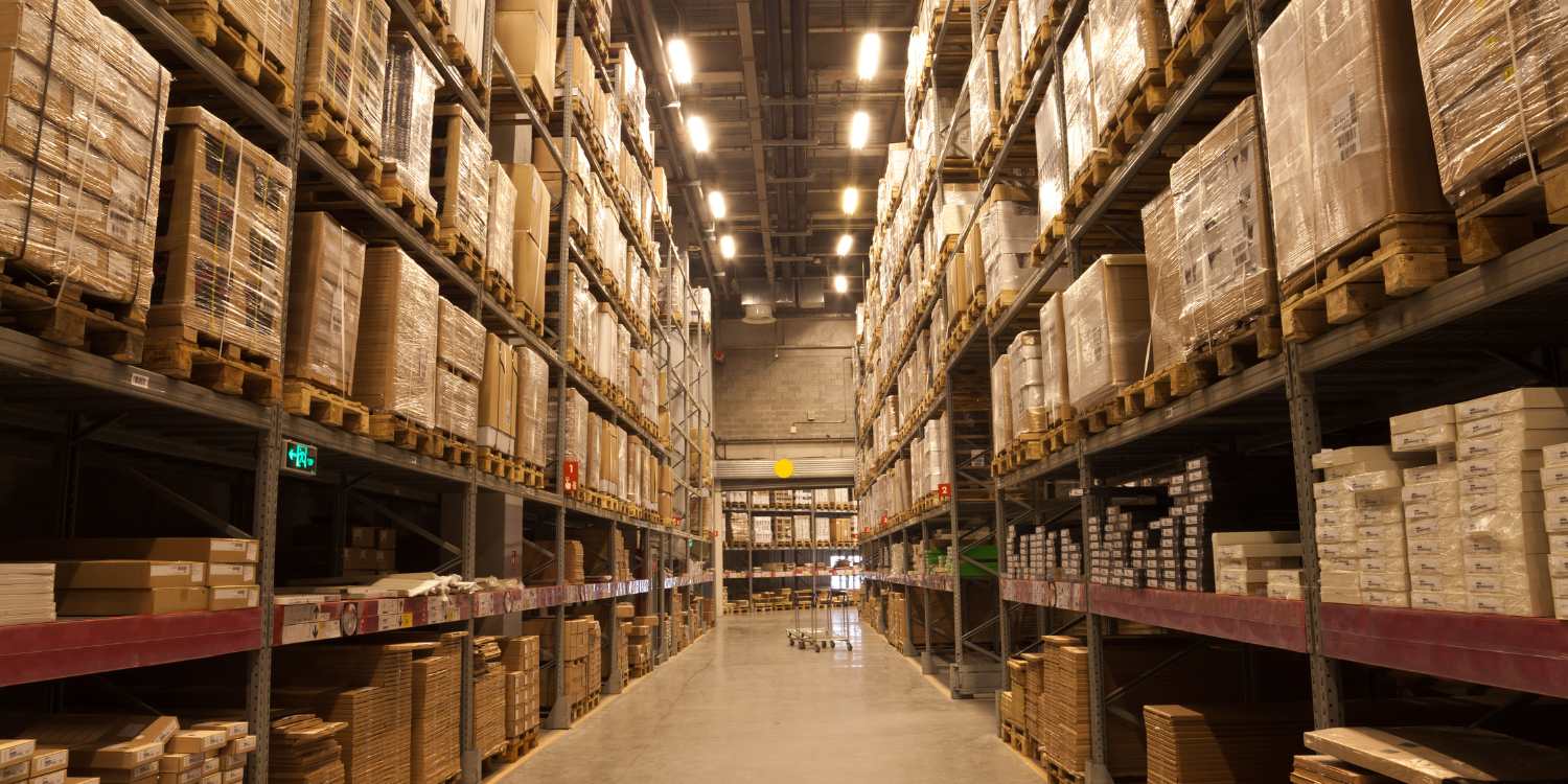 Warehouse background
